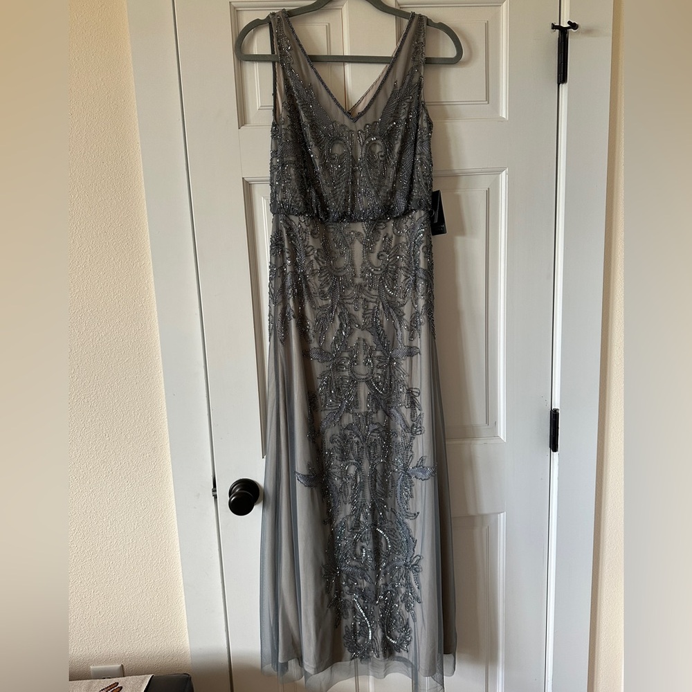 NWT Adrianna Papell Beaded Gown, Anthropologie BHLDN - Picture 4 of 9